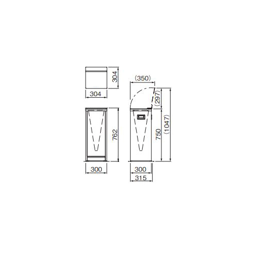 PROFIT レインカットエコ 4面はっすい ( PIR-F1W-HL-M ) ヒガノ(株