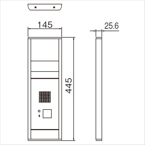 スギカウ / インターホンパネル KS-NPC670S-2