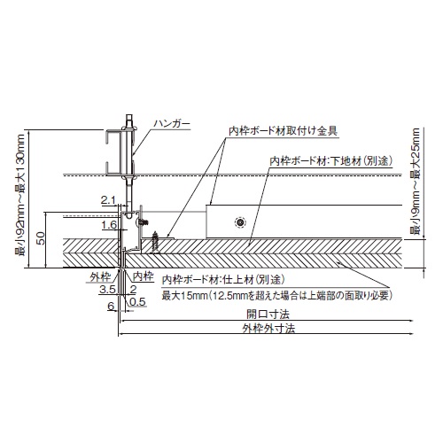 スギカウ / 天井点検口 シーリングハッチ CMJ 45