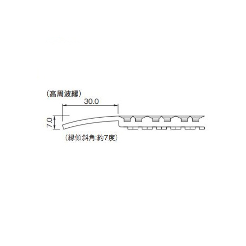 スギカウ / ブイステップマット7 #13 高周波縁付 F-207-13-GR グレー