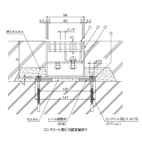 スギカウ アーバントラフ 鋼製グレーチング蓋 Rf8t19 P 12 5