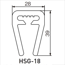 スギカウ / H鋼セーフティーガード HSG-18 グレー